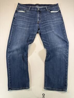 Lucky Brand 363 Vintage Straight Jeans Mens 40x30 Dark Wash Denim Stretch